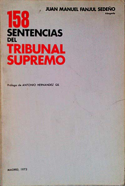 158 sentencias del tribunal supremo