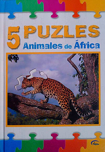 5 puzles. Animales de África