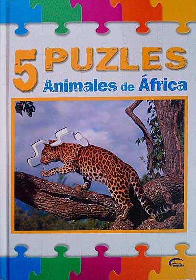 5 puzles. Animales de África