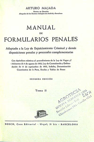 Manual de formularios penales II
