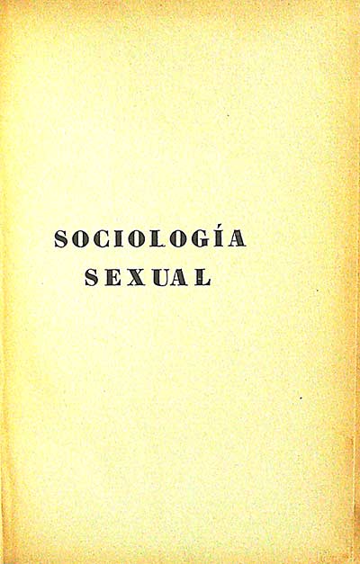 Sociología sexual