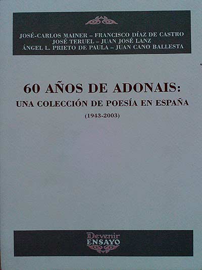 60 años de adonais: una colección de poesía en España (1943-2003)