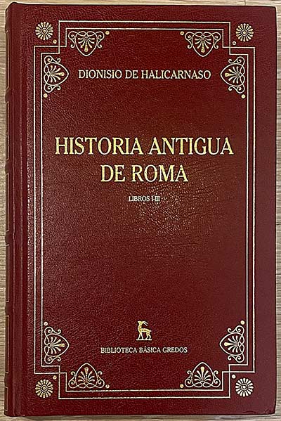 HISTORIA ANTIGUA DE ROMA LIBROS I-III