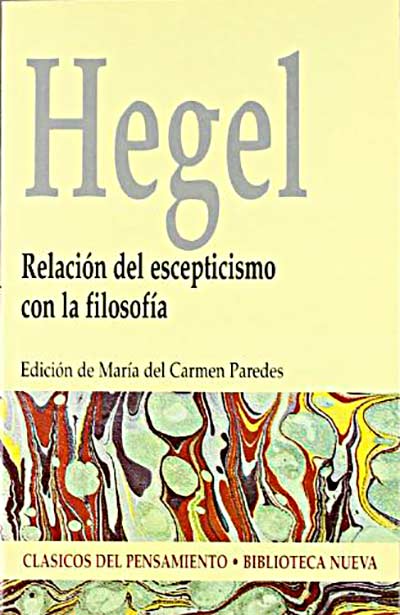 Hegel: relación del escepticismo con la filosofía