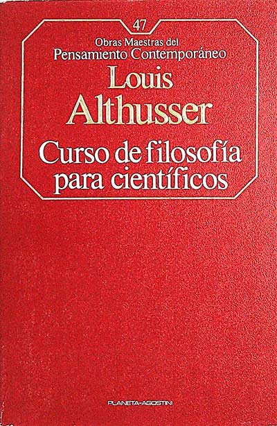 Curso de filosofía para científicos.