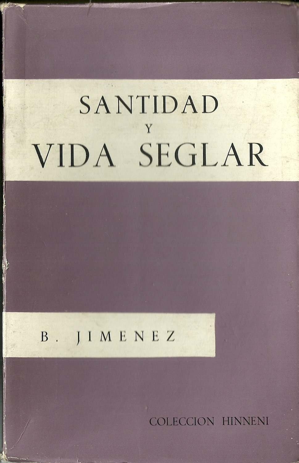 Santidad y Vida Seglar