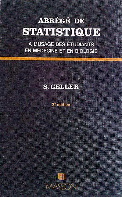 Abrégé de statistique 