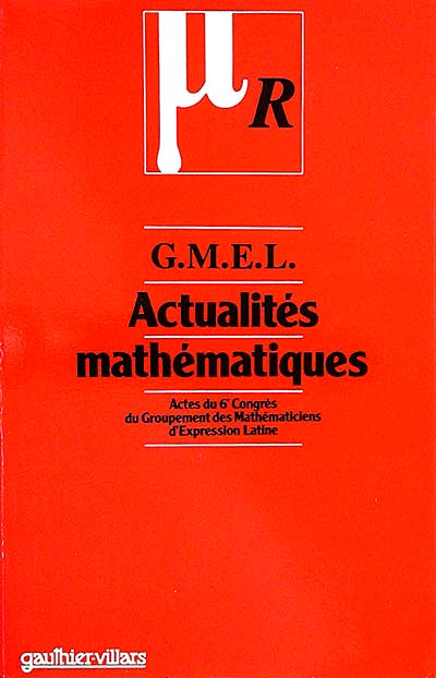 Actualités mathématiques