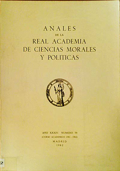 Anales de la Academia de Ciencias Morales y políticas