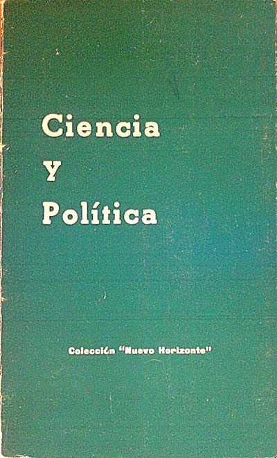 CIENCIA y POLITICA
