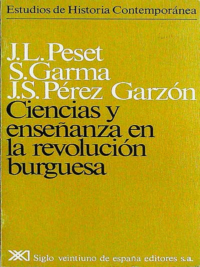 Ciencias y enseñanza en la revolución burguesa