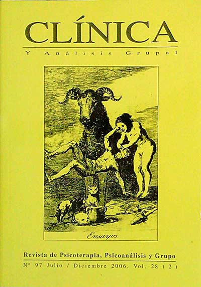 Clínica y Análisis Grupal. Revista de Psicoterapia, Psicoanálisis y Grupo Nº97