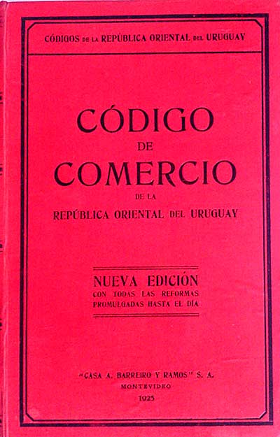 Código de comercio de la República Oriental del Uruguay