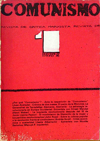 COMUNISMO. Revista de crítica marxista