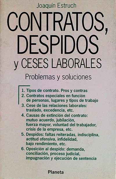 Contratos, despidos y ceses laborales