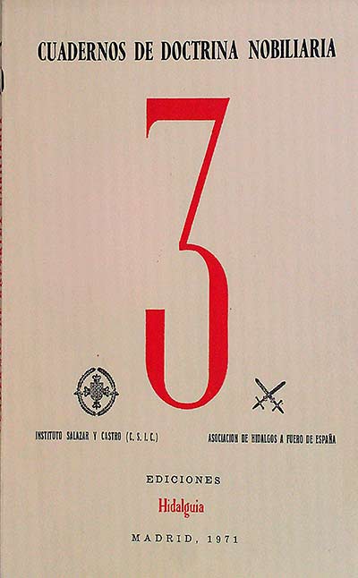 Cuadernos de doctrina nobiliaria 3