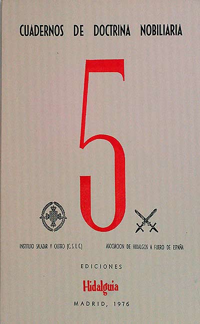 Cuadernos de doctrina nobiliaria 5