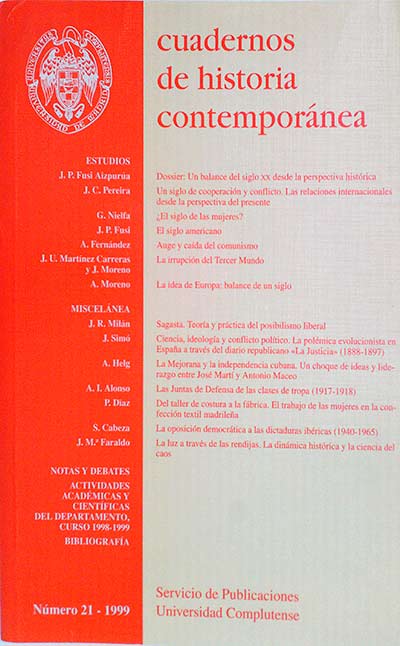 Cuadernos de Historia contemporánea