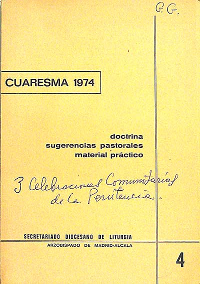 Cuaresma 1974 Vol 4