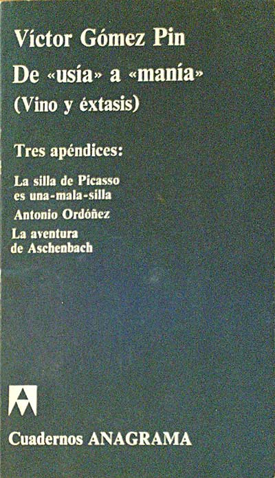 De 'Usía' a 'Manía'. Tres apéndices. 