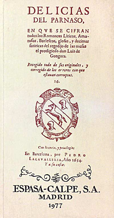 Delicias del parnaso