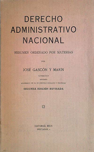 Derecho administrativo nacional 