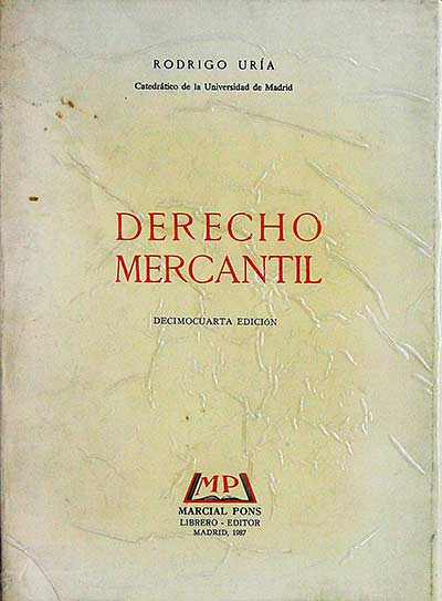 Derecho Mercantil
