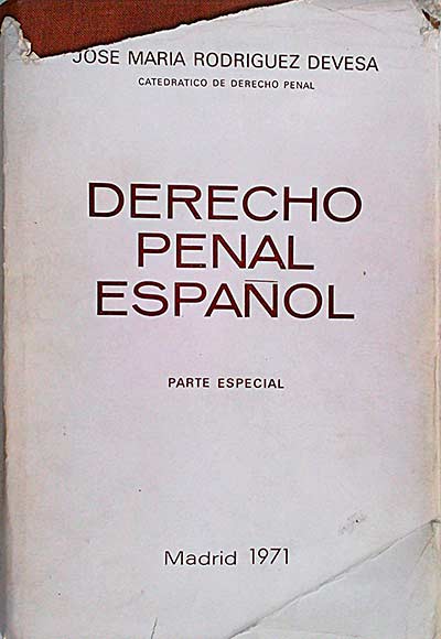Derecho penal Español 