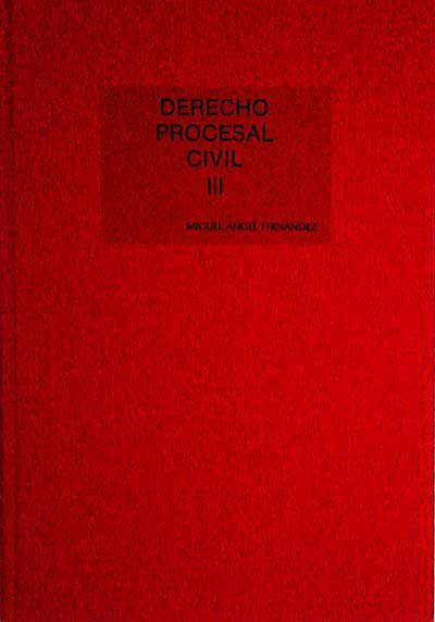 Derecho Procesal Civil III