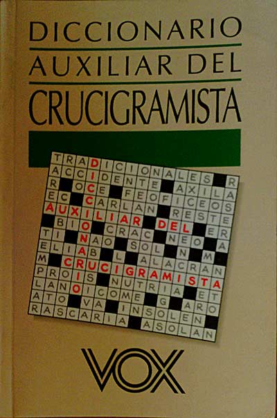 DICCIONARIO AUXILIAR DEL CRUCIGRAMISTA