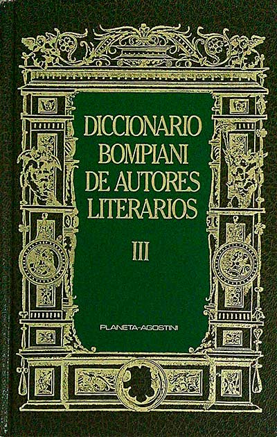 Diccionario Bompiani de autores literarios III