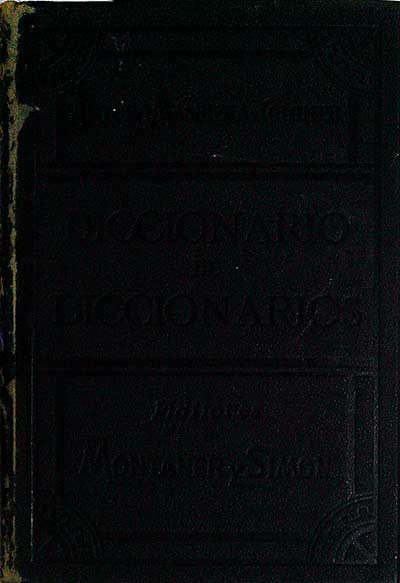 Diccionario de Diccionarios. Tomo IV
