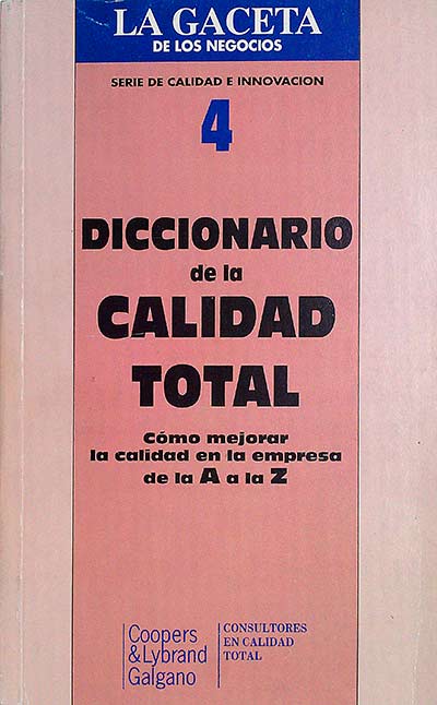 Diccionario de la calidad total