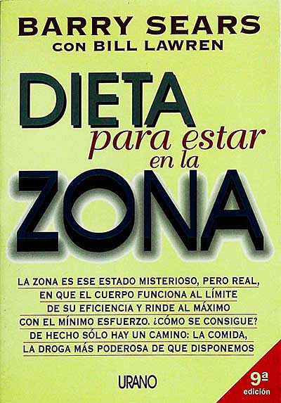 Dieta para estar en la zona