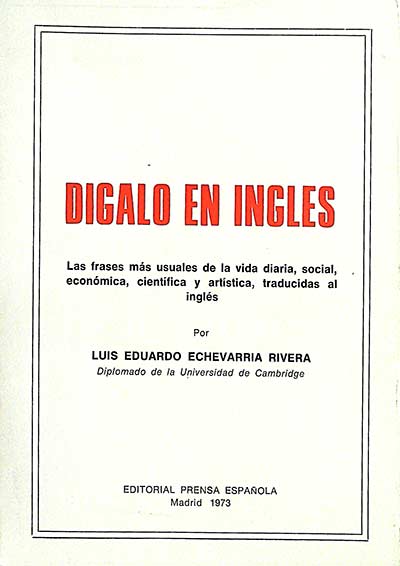 Dígalo en inglés