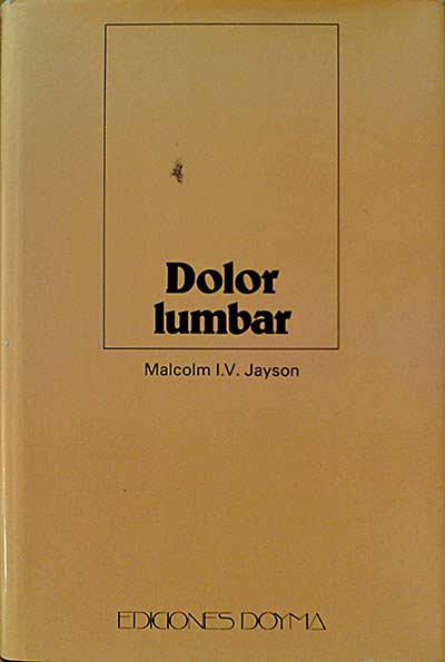 Dolor lumbar.