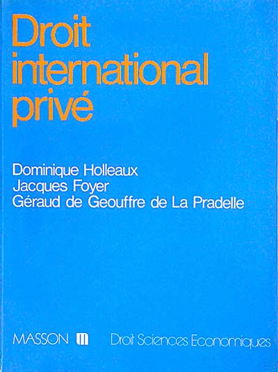 Droit international privé