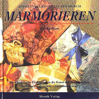 Effektvolles gestalten durch Marmorieren