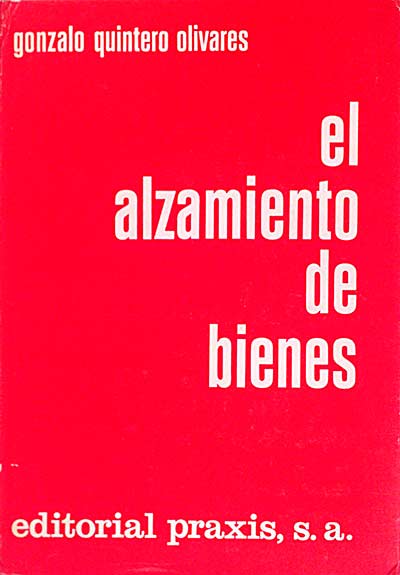 El alzamiento de bienes
