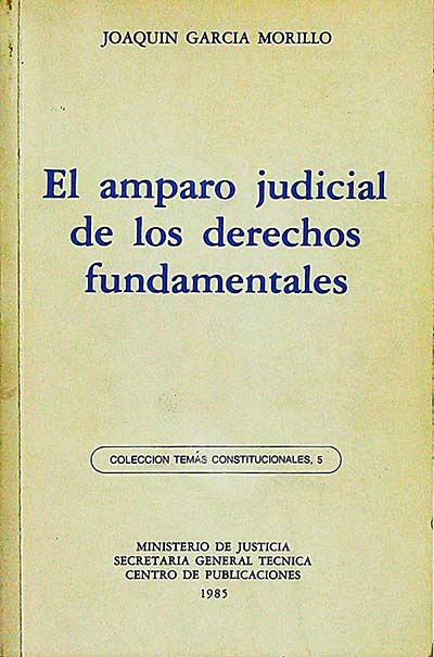 El amparo judicial de los derechos fundamentales