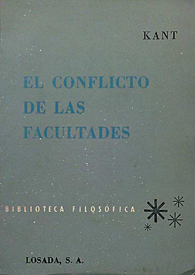 El conflicto de las facultades