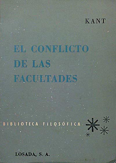 El conflicto de las facultades