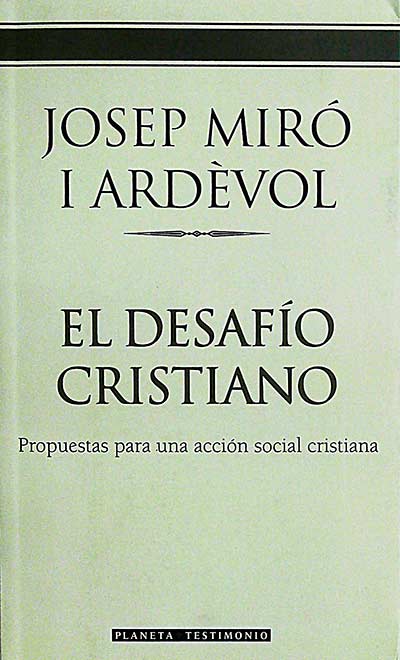 El desafío cristiano
