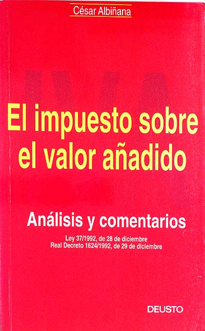 El impuesto sobre el valor añadido
