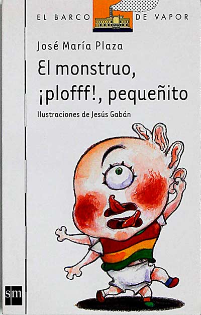El monstruo, ¡plofff!, pequeñito