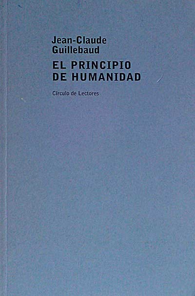 El principio de humanidad