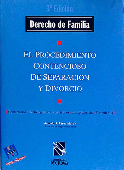 El procedimiento contencioso de separación y divorcio