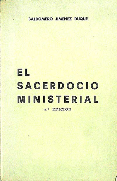 El sacerdocio ministerial