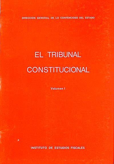 El tribunal constitucional I