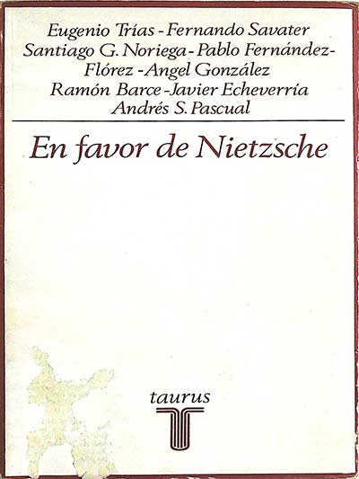 En favor de Nietzsche